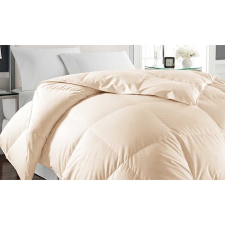 Hotel Grand 1000TC Cotton Down Comforters, Ivory, King 021276